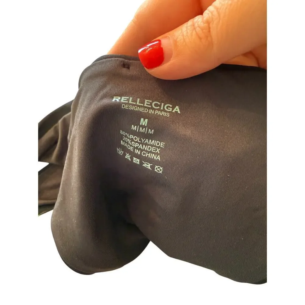 RELLECIGA Women's Cheeky Brazilian Cut Bikini Bottom Size Medium